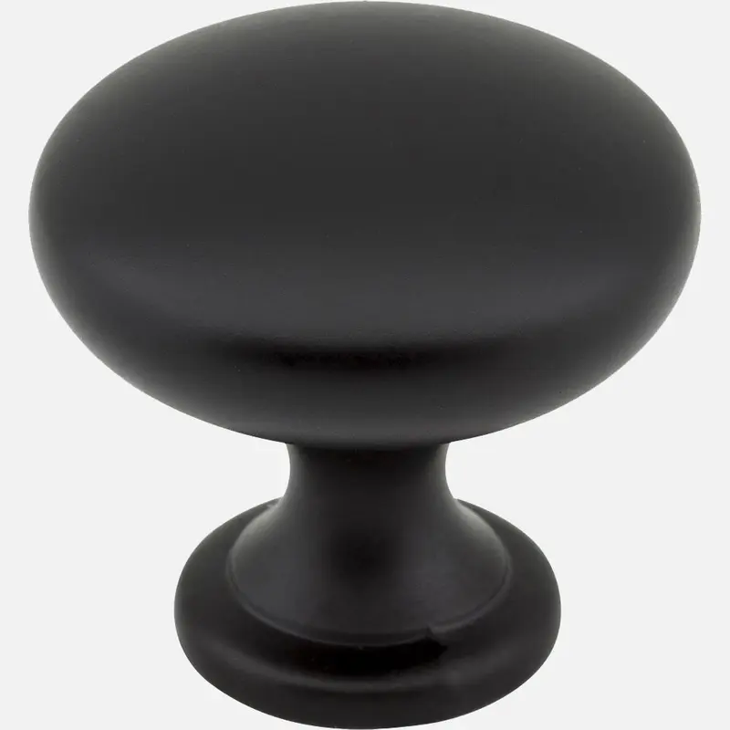 Kasaware 1-3/16" Diameter Mushroom Knob, 10-pack1-3/16" / Matte Black