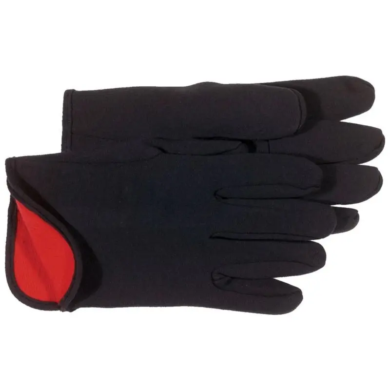 Boss Jersey Glove With Fleece LiningBlack Large