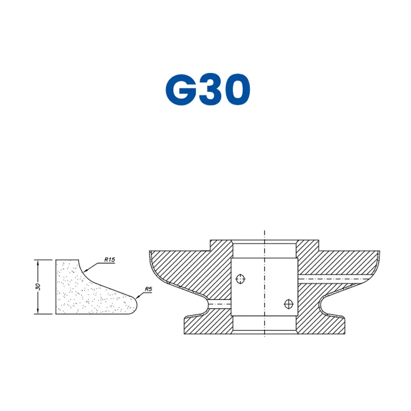G30(30mm Deep Ogee Bull - Line 60 (Bore 35))EHS Kit (All materials high speed) / Breaker
