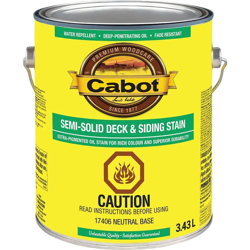 Cabot 17400 Series 17406C Deck and Siding Stain