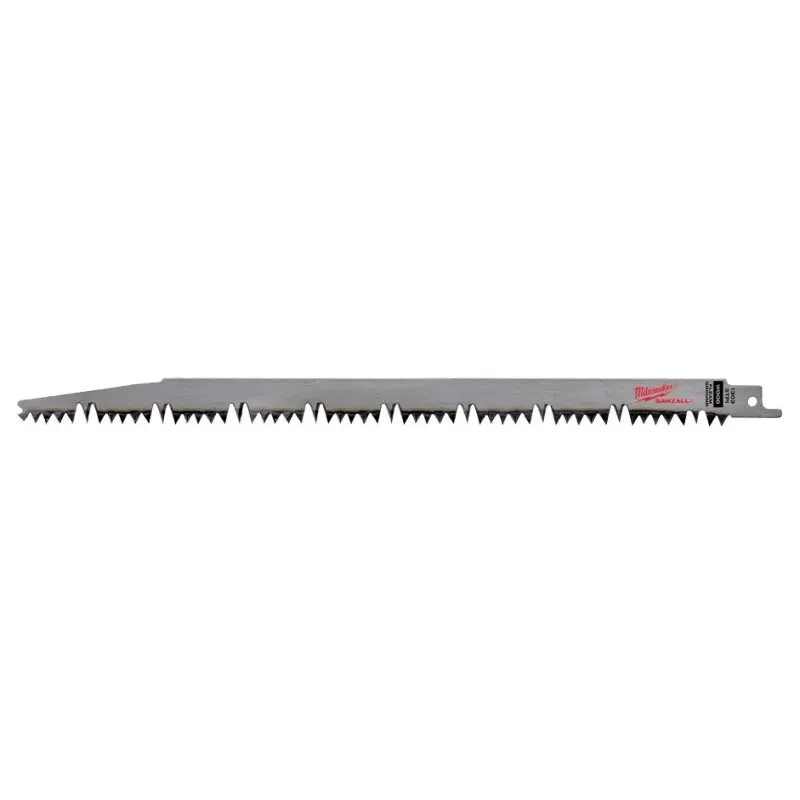 Milwaukee 48-00-1303 Reciprocating Saw Blade, 1 in W, 12 in L, 5 TPI, Bi-Metal Cutting Edge