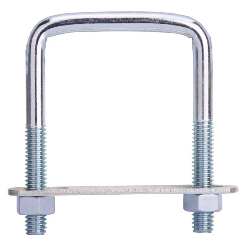 ProSource LR350 U-Bolt, 5/16 in Thread, 1-1/2 in L Thread, 180 lb Working Load, Steel, Zinc