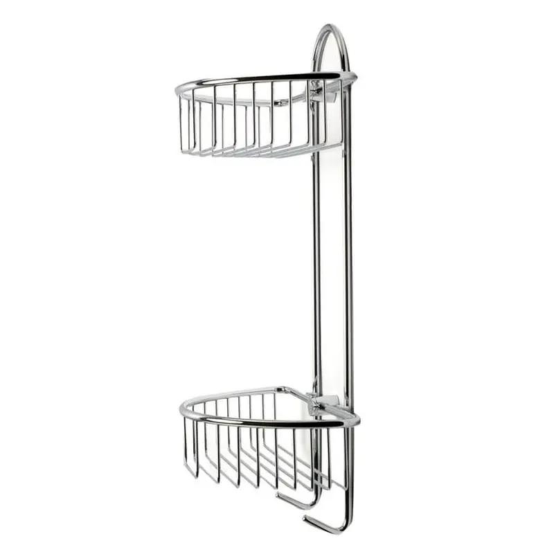 ALFI brand 16.5-in H Screw mount Solid brass Polished chrome Hanging Shower Caddy