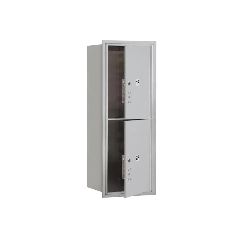 3700 Horizontal Series 2-Parcel Locker Recessed Mount MailboxGold / 65 / 0