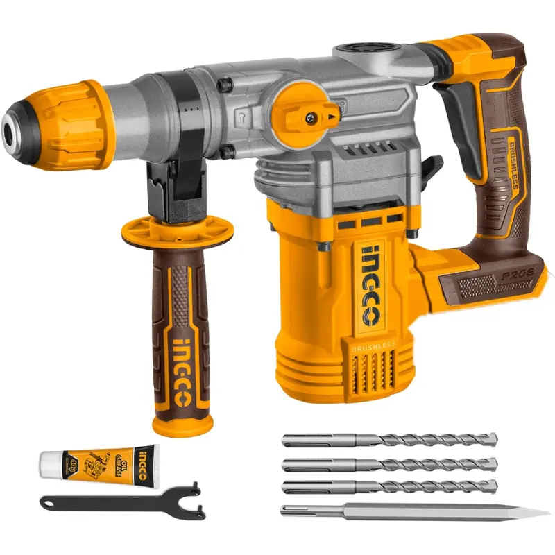 Ingco CRHLI20288 Brushless Lithium-Ion Rotary Hammer 20V 4.0Ah