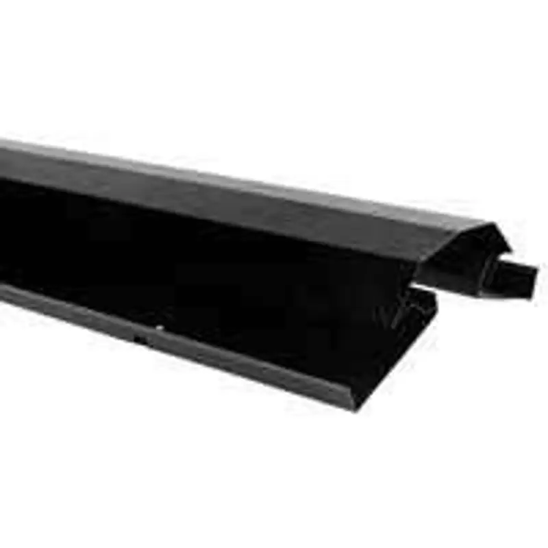 Lomanco LomanCool LPR10B Ridge Vent, 10 ft L, Aluminum, Black