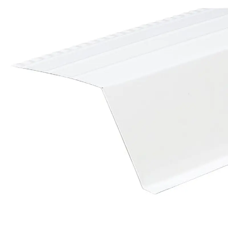 Amerimax Roof Apron 2.47-in x 10-ft White Galvanized Steel Drip Edge
