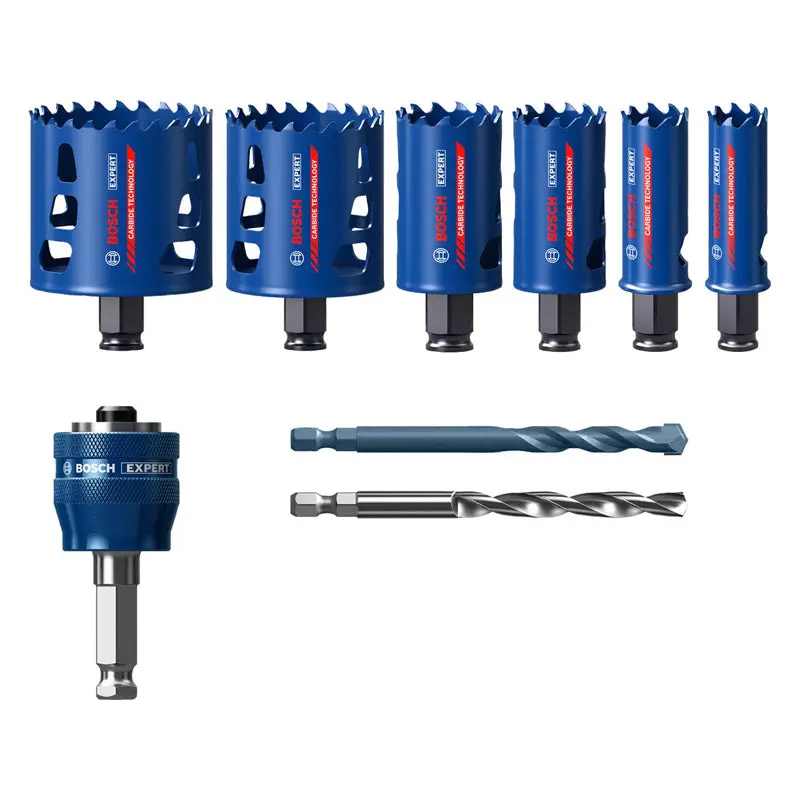 Holesaw Tough Material universal | 9pc Set