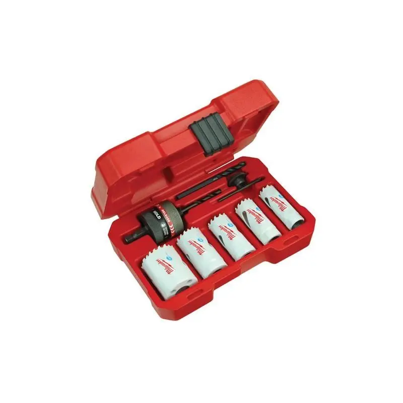 Milwaukee 49-22-4005 8-pc General Purpose Ice Hardened Hole Saw Kit