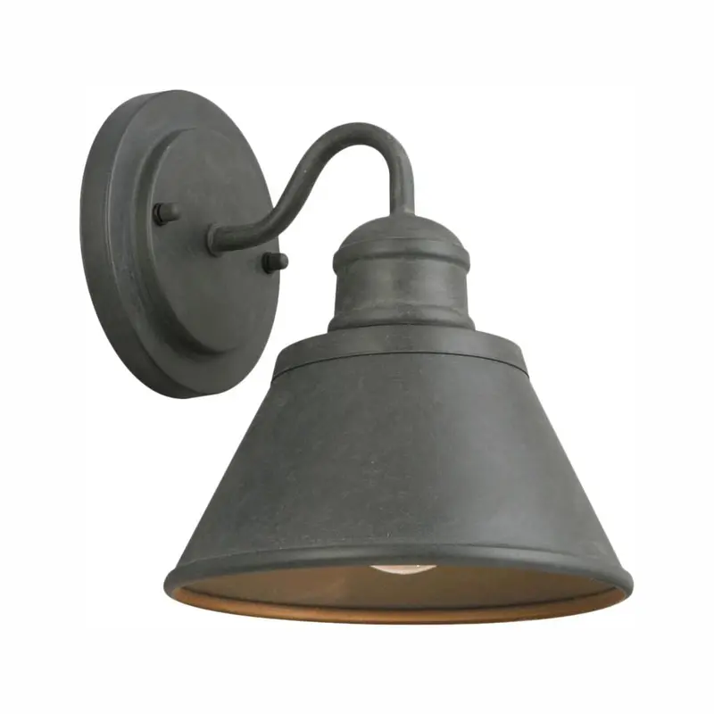 1-Light Zinc Outdoor Wall Barn Light Sconce Lanterneach