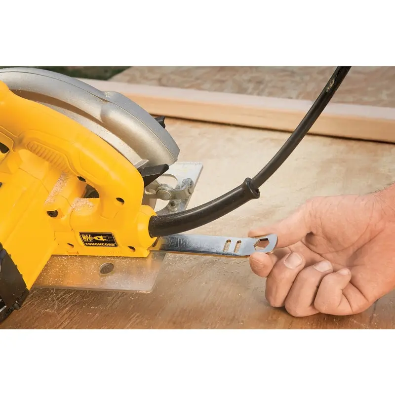 DeWALT DWE575 Circular Saw, 15 A, 7-1/4 in Dia Blade, 5/8 in Arbor, 2 in at 45 deg, 2.55 in at 90 deg D Cutting