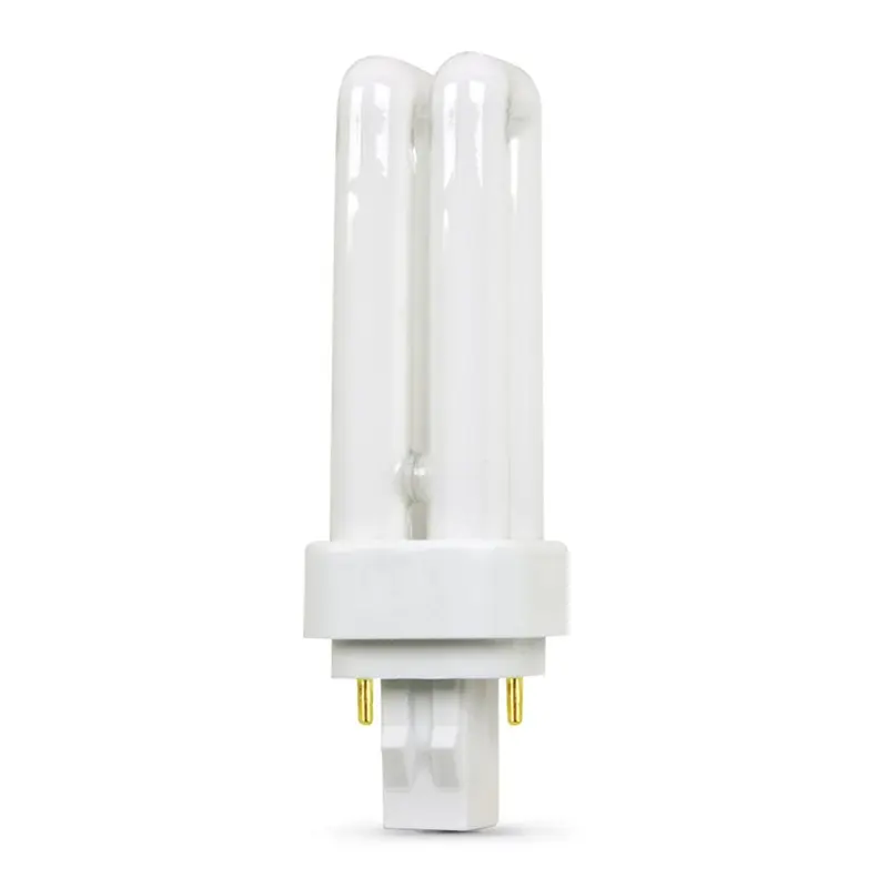 13-Watt Equivalent PL CFLNI Quad Tube 2-Pin GX23-2 Base Compact Fluorescent CFL Light Bulb, Cool White 4100K (1-Bulb).07 / each