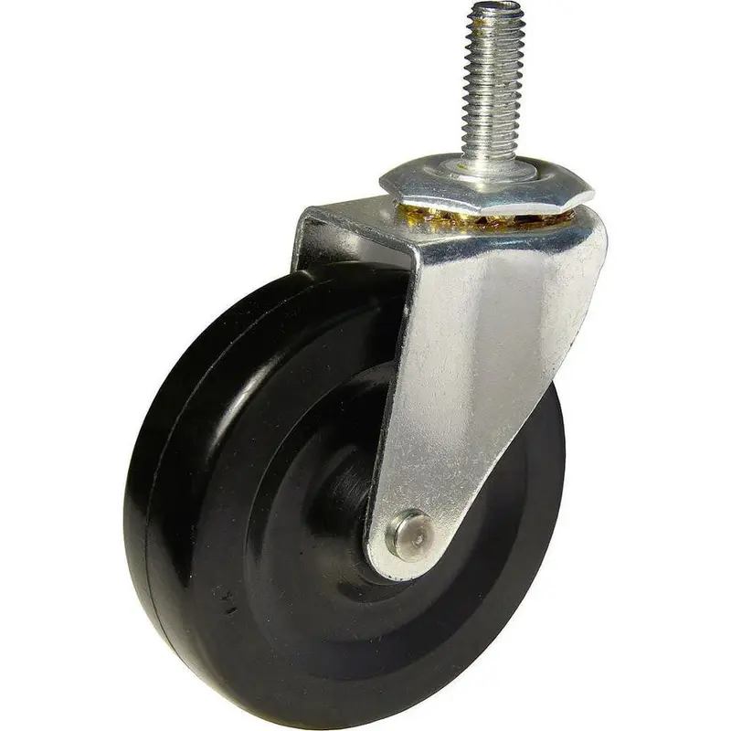 3 in. Black and Zinc Caster with 126 lbs. Load Rating0.5600 / each