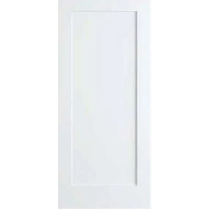 30 in. x 80 in. White 1-Panel Shaker Solid Core Wood Interior Door Slab40 / each