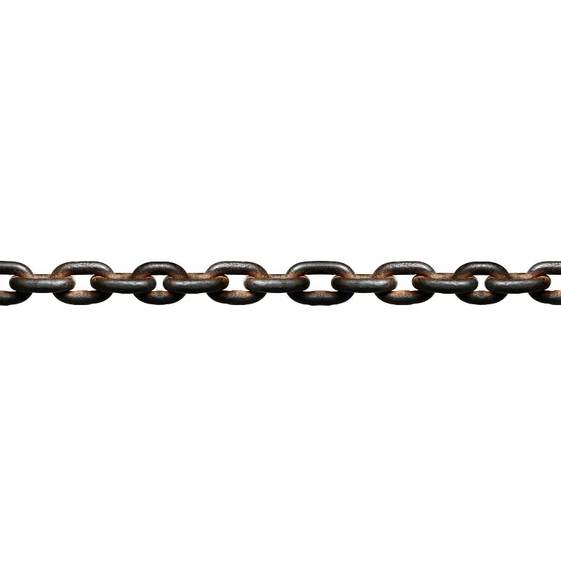 BARON HT4338P High-Test Chain, 3/8 in, 63 ft L, 5400 lb Working Load, 43 Grade