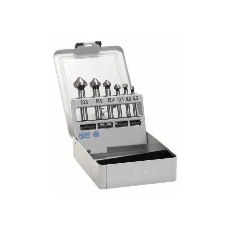 Conical countersink HSS set | 63mm - 6 pcs