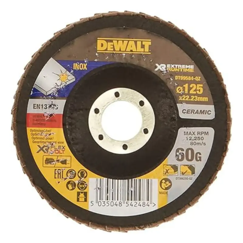 Dewalt XR 125mm Flap Disc 60G