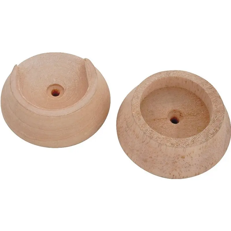 ProSource CL-P01-PS Closet Pole Socket, Wood