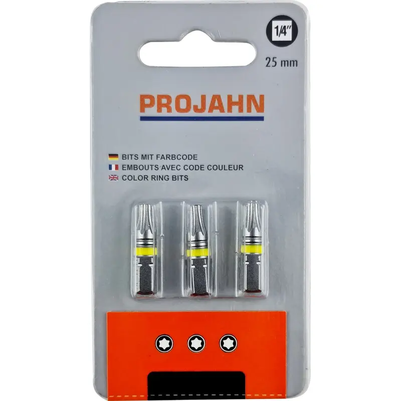 1/4 TX color bit T10 25 mm 3pcs | 1731-03