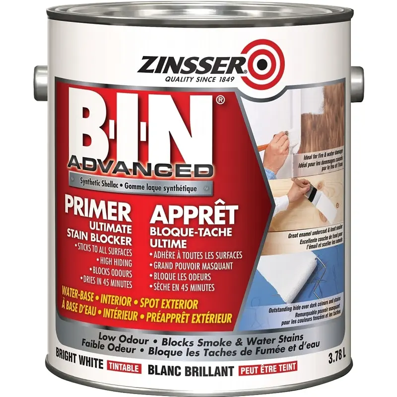 Zinsser 273873 Synthetic Primer, White, 3.78 L