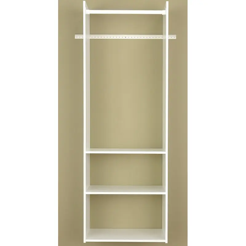 Easy Track RV1472 Tower Closet, 5/8 in W, 72 in H, 3-Shelf