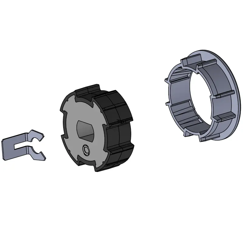RollEase Crown and Drive Set Adaptors for 35mm Motor in 2 Tube