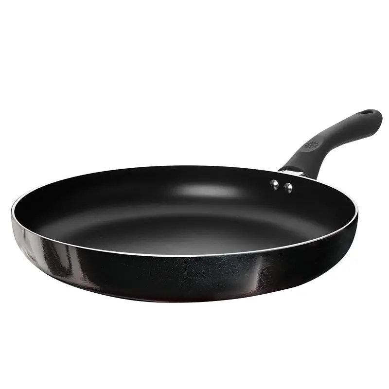 Ecolution Artistry Series EABK-5124 Fry Pan, 9-1/2 in Dia, Aluminum Pan, Black Pan, Hydrolon Pan, Stay-Cool Handle