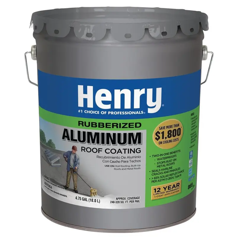 869 Rubberized Aluminum Reflective Roof Coating (24-Piece)1128.000 / pallet(unit load)