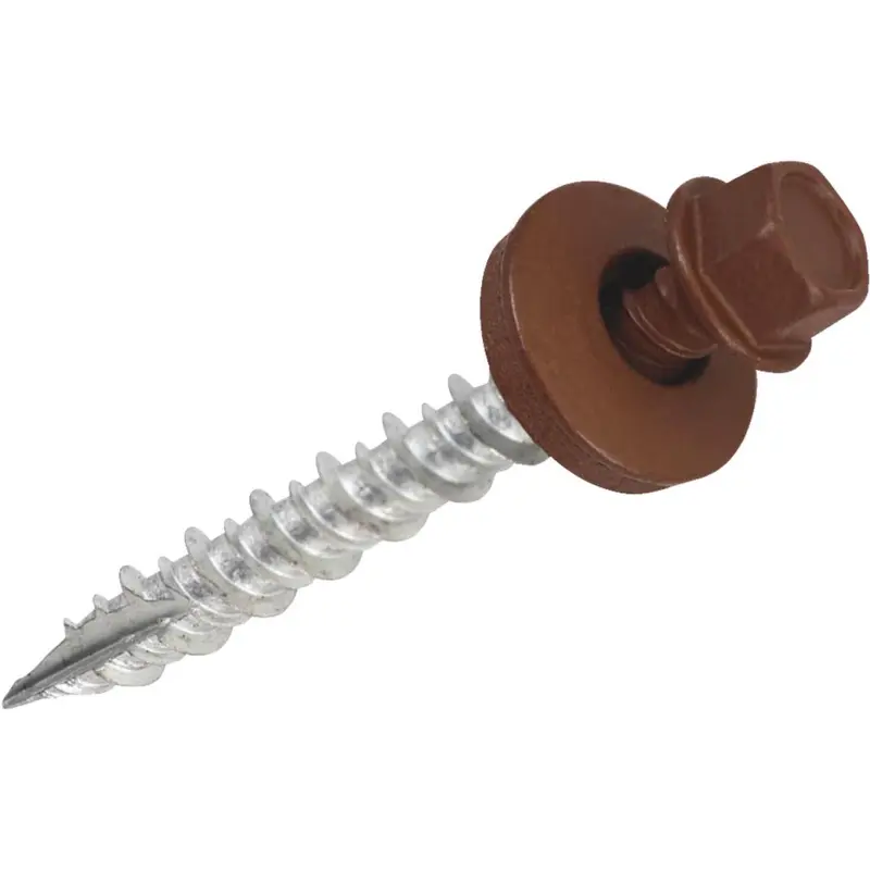 Acorn International 1-1/2 In. Washered Brown Framing Screw (250 Ct.)