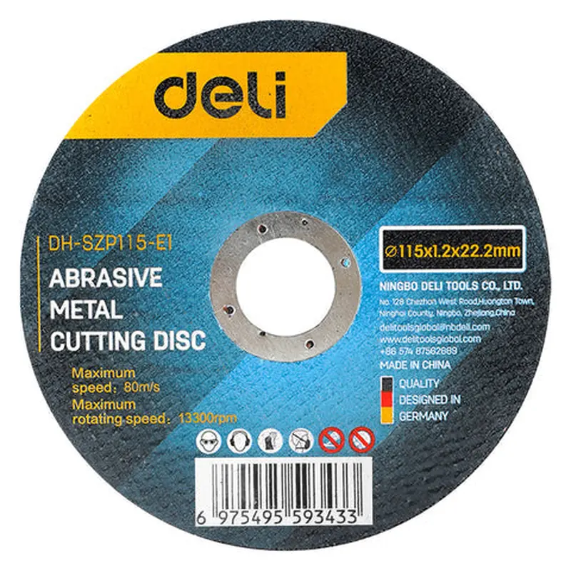 Deli Tools 115mm Angle Grinder Wheel DH-SZP115-E1