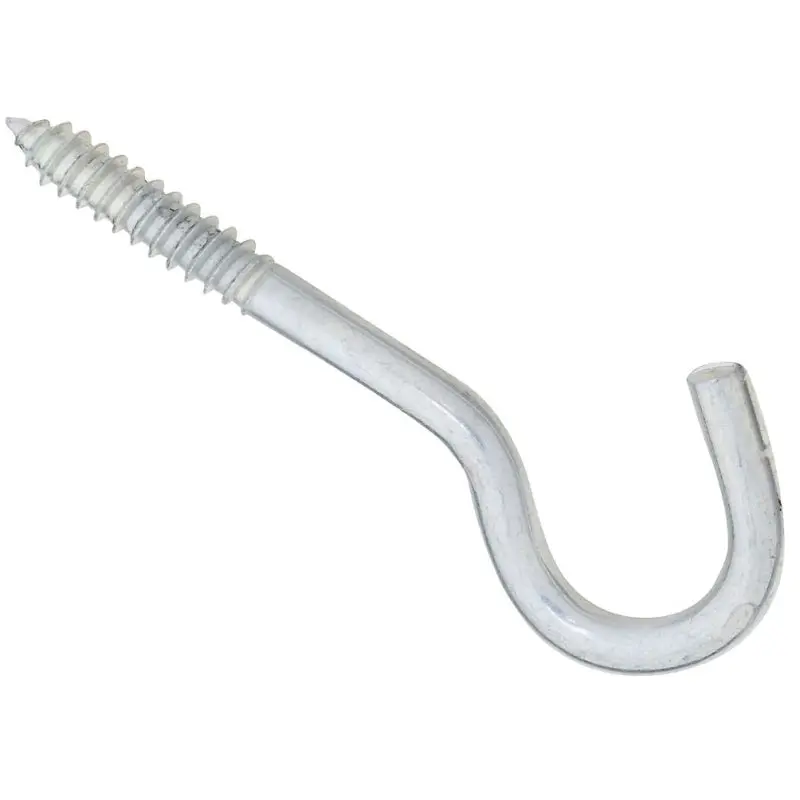 National Hardware 2156BC Series N220-871 Screw Hook, 5/16 in Opening, 4-1/2 in L, Steel, Zinc