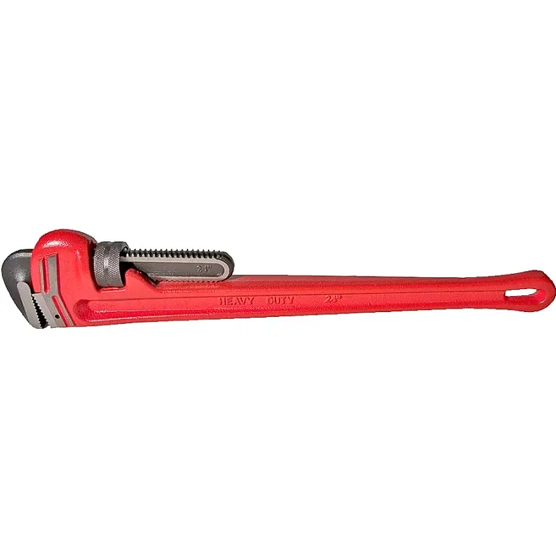 Superior Tool 02824 Pipe Wrench, 3 in Jaw, 24 in L, Straight Jaw, Iron, Epoxy-Coated