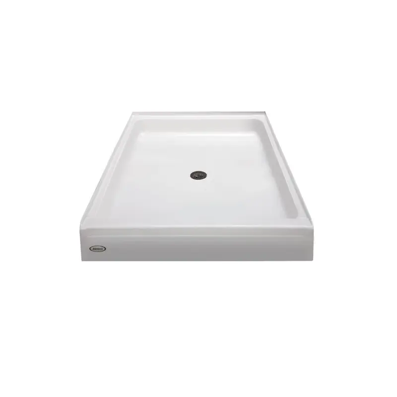 42 in. x 48 in. Center Drain 6 in. Shower Base in White