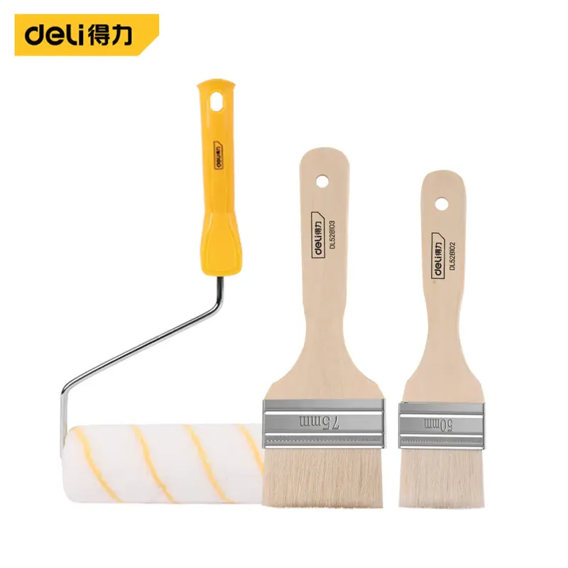 Deli Tools DL528003 3-Piece Painting Set (White)