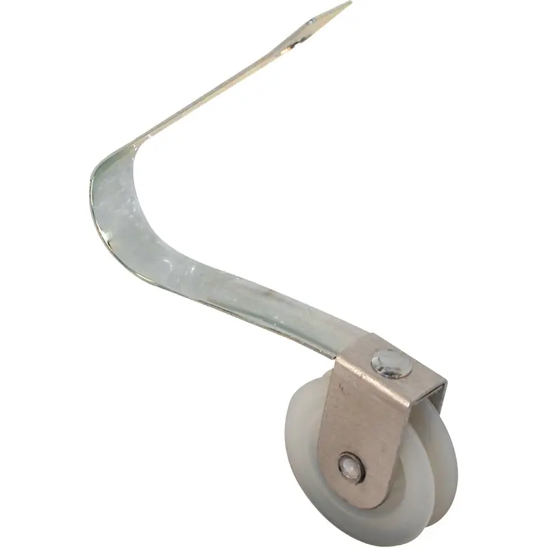 Prime-Line B 570 Roller Assembly, 1 in Dia Roller, 1/4 in W Roller, Steel