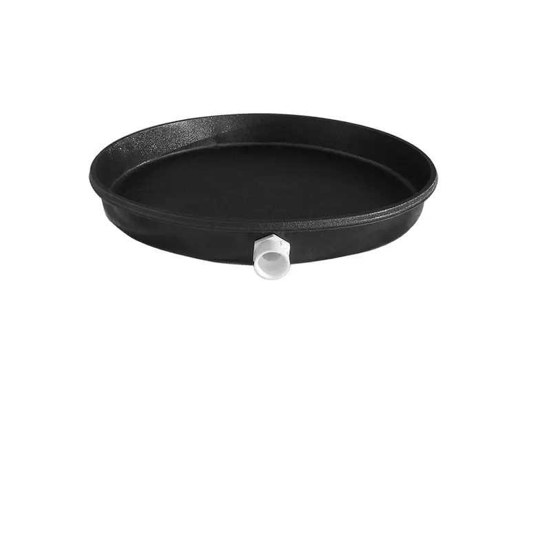 Braxton Harris Company 22 Plastic Water Heater Pan Drilled w/ Fitting22"