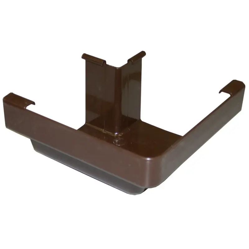 Amerimax M1503 Gutter Outside Corner, Vinyl, Brown