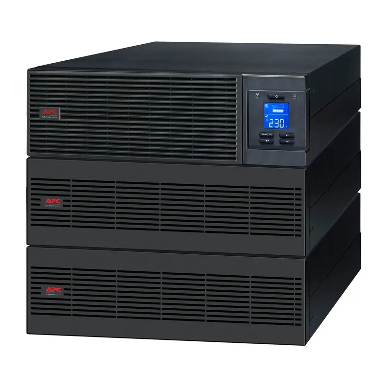 APC Smart UPS On-Line | 20kVA/20kW - 230V- AVR - Rackmount 9U - Hard wire 3-wire (1P N E) outlets - Tower- Extended Runtime - W/ Rail Kit - LCD