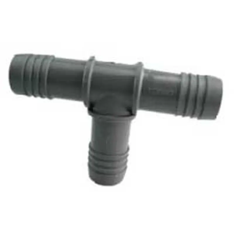 Boshart UPPT-05 Pipe Tee, 1/2 in, Insert, Polypropylene, Gray
