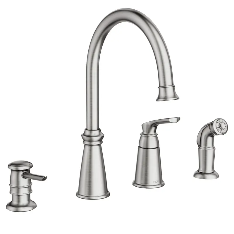 Whitmore One-handle High Arc Kitchen FaucetSpot Resist Stainless