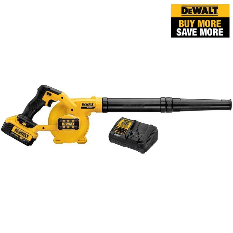 135 MPH 100 CFM 20-Volt MAX Lithium-Ion Cordless Blower Kit with Battery 4Ah and Charger5.7 / each
