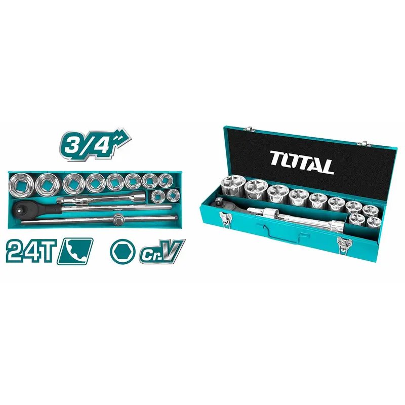 THT341151 15 Pcs 3/4? Socket Set