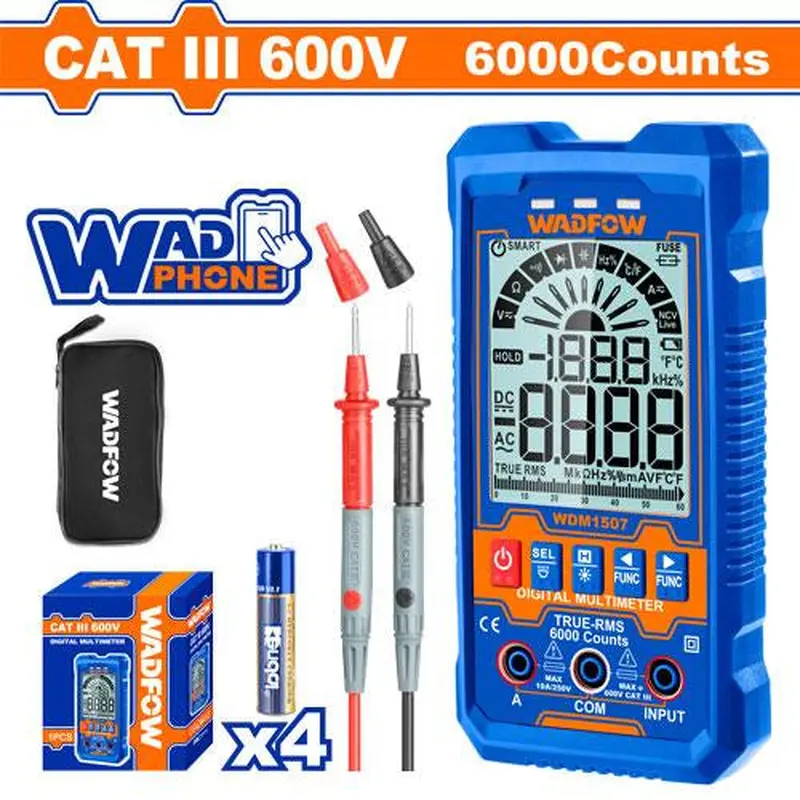 WADFOW WDM1507 Digital Multimeter