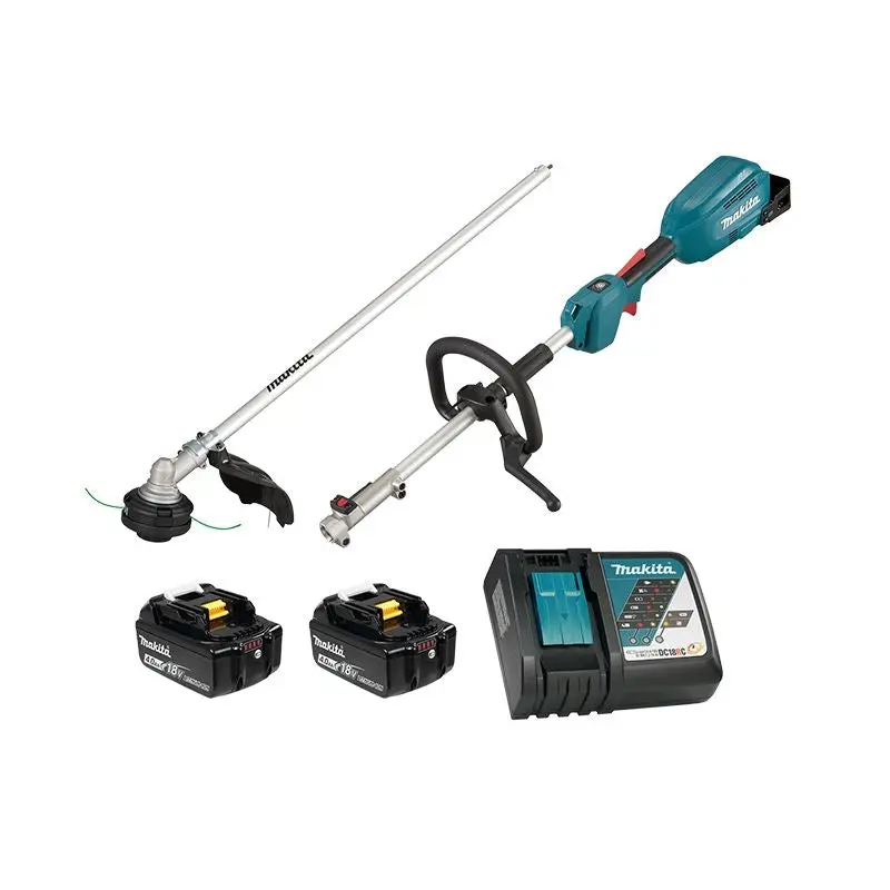 Makita DUX18RMEX2 18V LXT (4.0 Ah) BL Split Shaft Power Unit with EM409MP 13in Line Trimmer Attachment