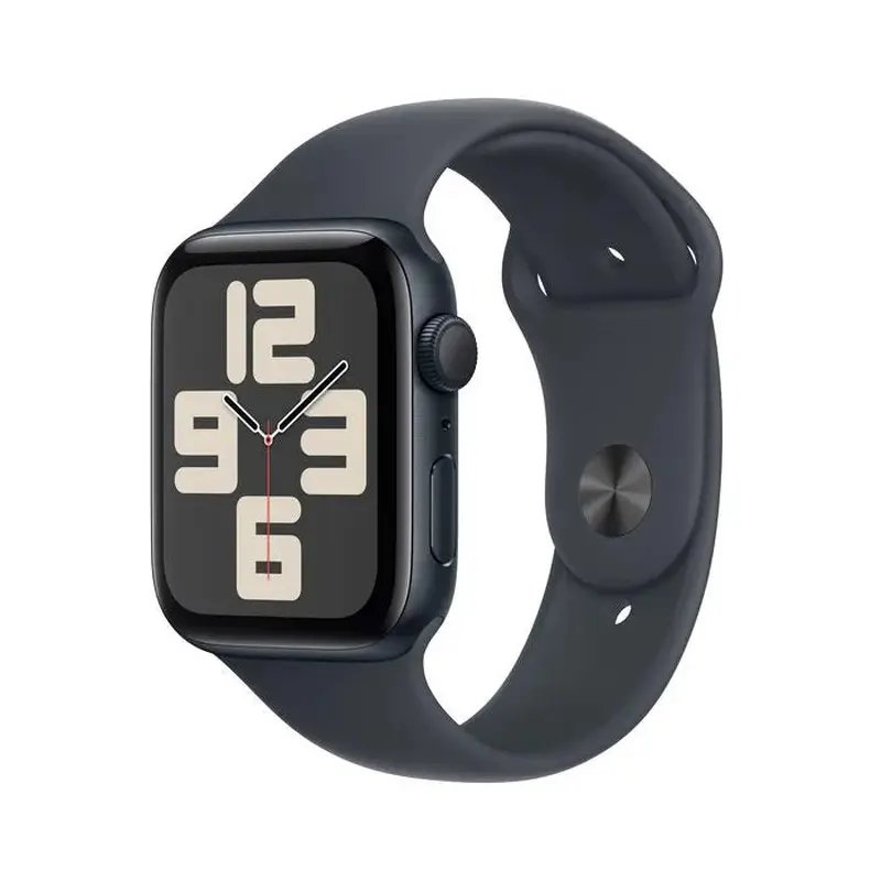 Apple Watch SE GPS 44mm Midnight Aluminum Case with Midnight Sport Loop
