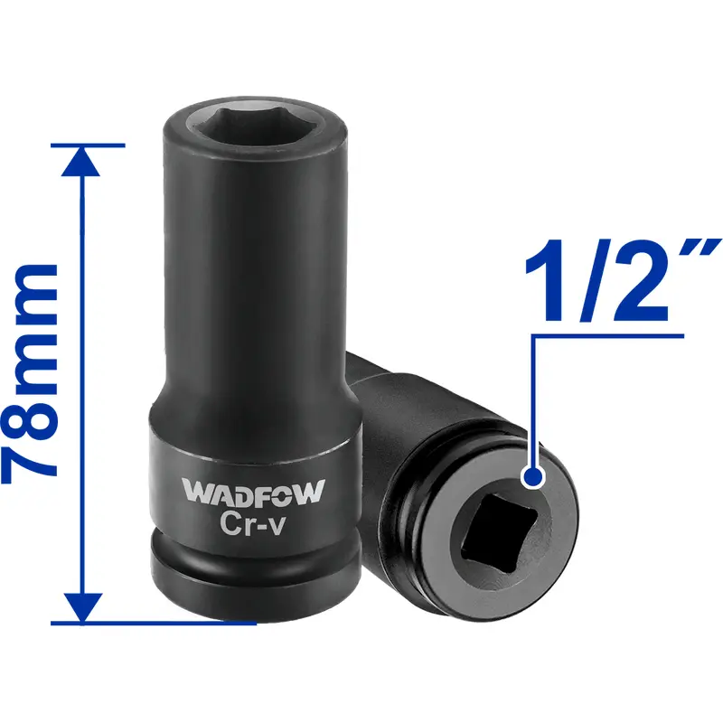 WADFOW 1/2 Deep Impact Socket