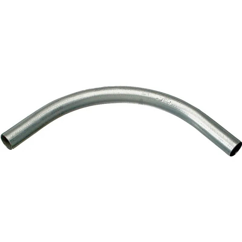 Halex 64505 EMT Elbow, 45 deg Angle, 1/2 in, Steel, Galvanized