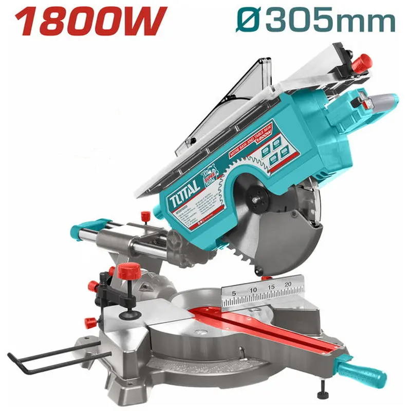 TOTAL MITRE SAW AND TABLE SAW 1.800W / -305mm (TMS43183051)