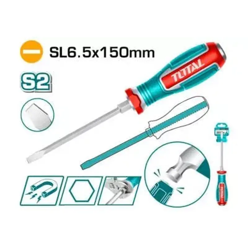 TOTAL TGTSL6150 Slotted Screwdriver