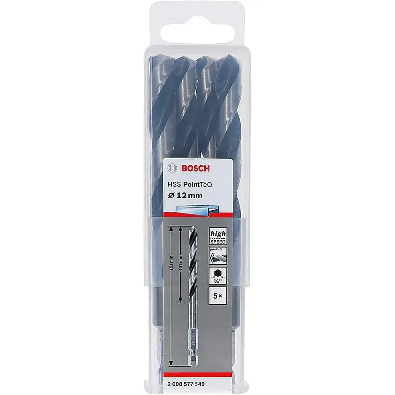 Bosch PointTeQ 5-piece Drill Set